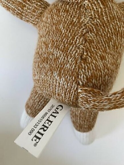 Christmas Sock Monkey Plush Stuffed Animal - Picture 3 of 3